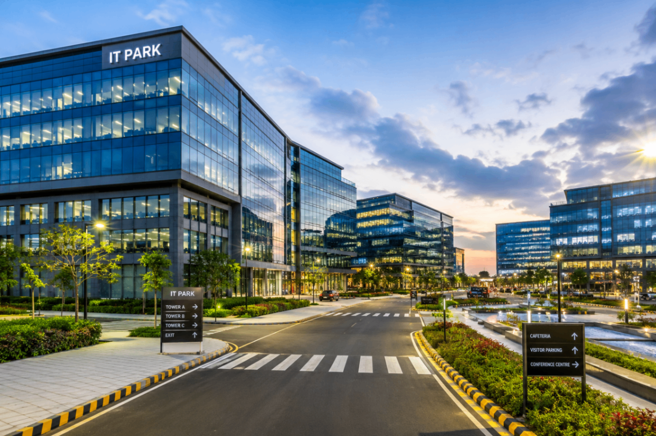 Integrated facility management for IT parks and tech campuses in Chennai and Bengaluru — PrimeCare IFM